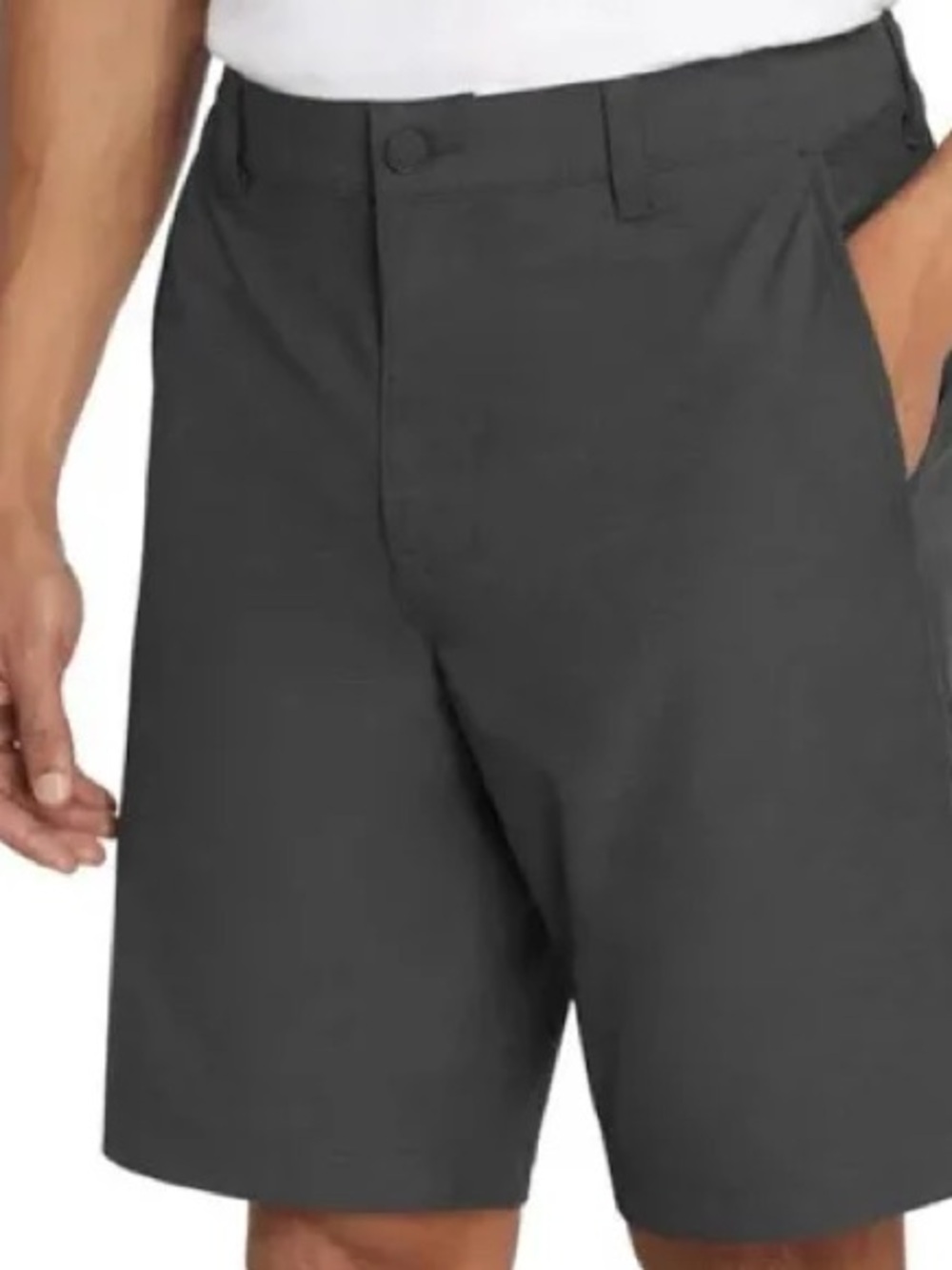 Banana Republic Gray Shorts Flat Front Lightweight Stretch 4 Pocket Men’s 38